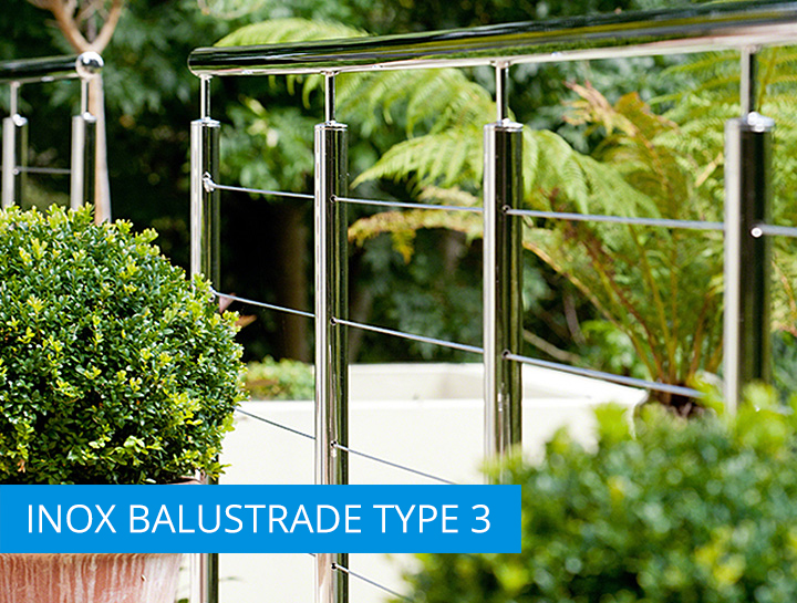 INOX balustrade type3